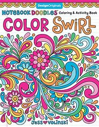 Notebook Doodles Color Swirl , Paperback by Jess Volinski