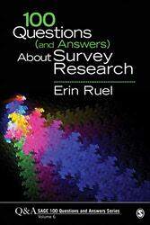 100 Questions and Answers About Survey Research by Erin Ruel-Paperback