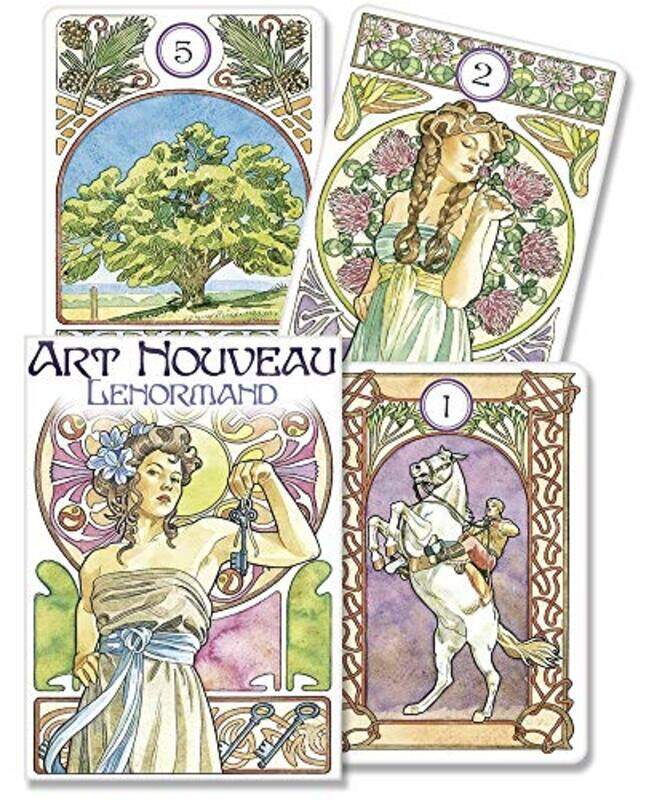 

Art Nouveau Lenormand Oracle By Weatherstone Lunaea - Paperback