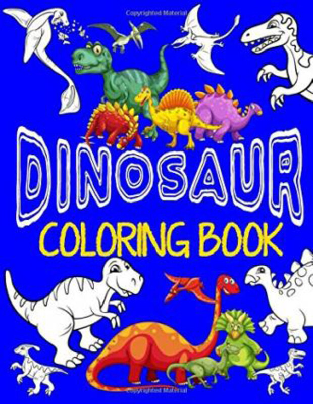 

Dinosaur Coloring Book Jumbo Dino Coloring Book For Children: Color & Create Dinosaur Activity Book For Boys with Coloring Pages & Drawing Sheets, Pap