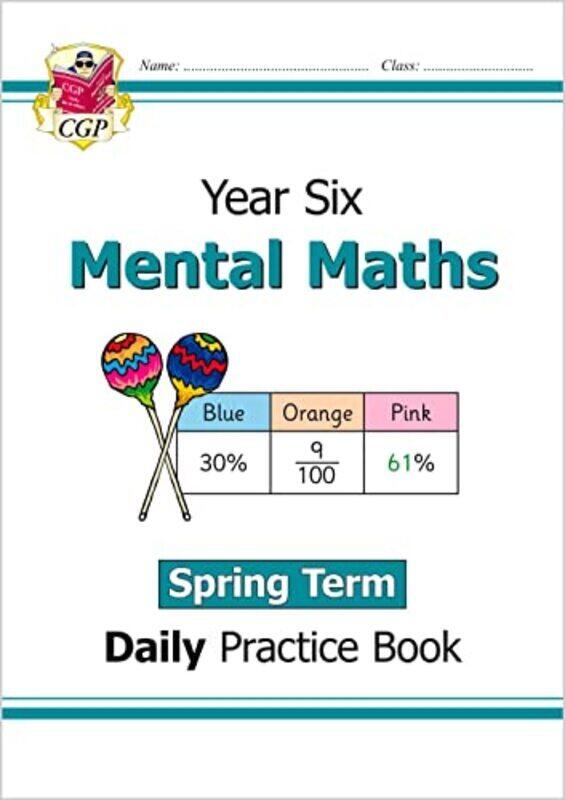 

New KS2 Mental Maths Daily Practice Book: Year 6 - Spring Term , Paperback by CGP Books - CGP Books