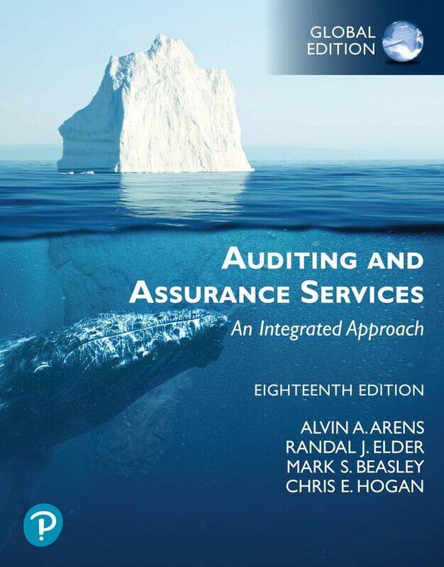 

Auditing and Assurance Services Global Edition by Alvin ArensRandal ElderMark BeasleyChris Hogan-Paperback