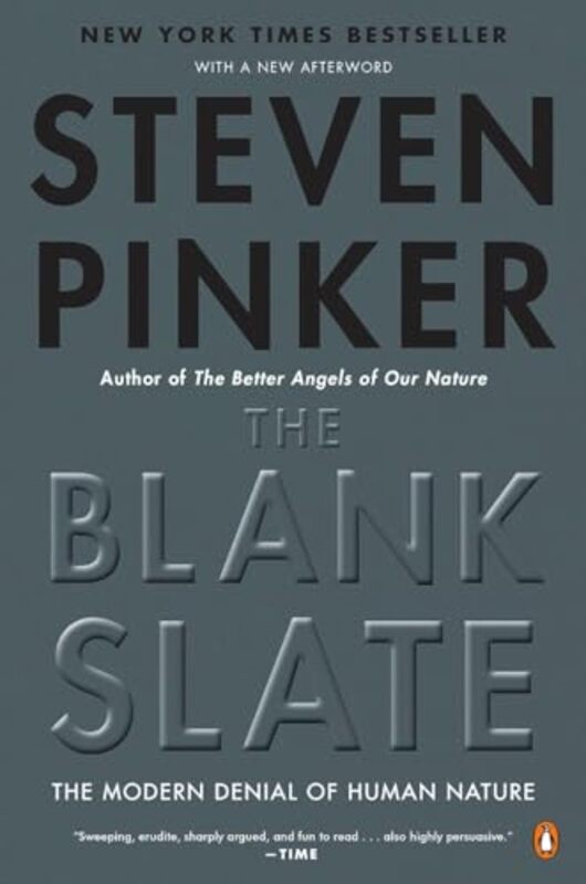 The Blank Slate The Modern Denial Of Human Nature by Pinker, Steven..Paperback