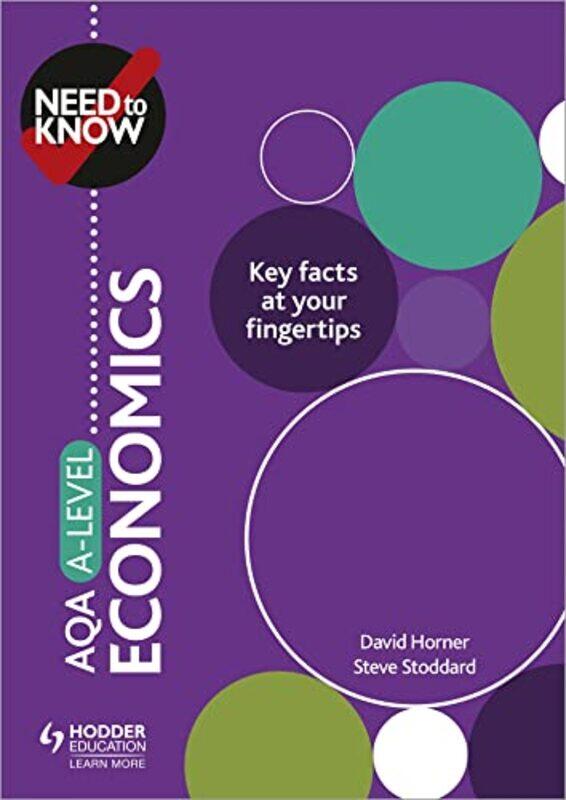 

Need To Know Aqa Alevel Economics by David HornerSteve Stoddard-Paperback