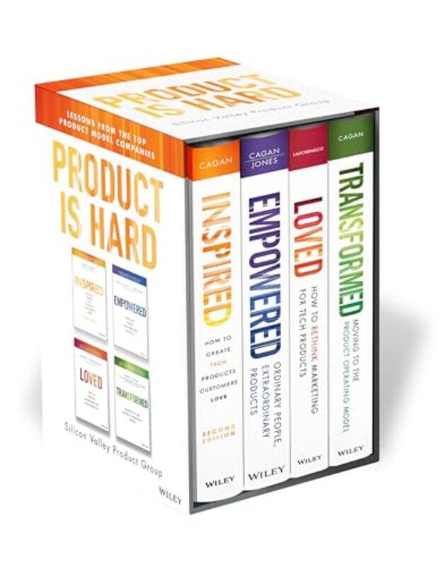 

Product Is Hard Svpg Box Set Includes Inspired Empowered Loved And Transformed, Hardcover by Cagan, Marty (Silicon Valley Product Group (SVPG)) - Idio