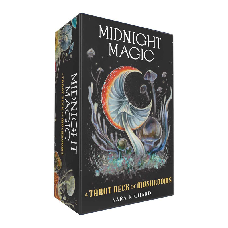 

Midnight Magic: A Tarot Deck of Mushrooms Cards, Board Book, By: Sara Richard