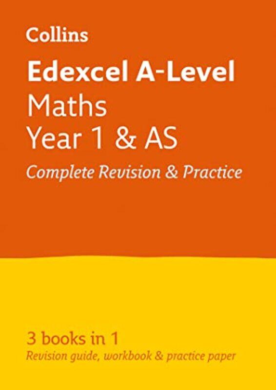 

Edexcel Maths A level Year 1 And AS AllinOne Complete Revision and Practice by Collins A-level-Paperback