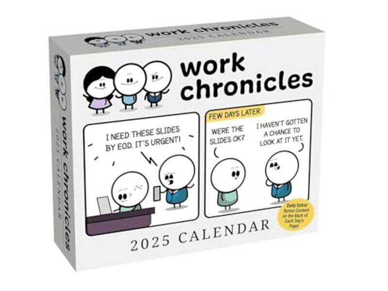 

Work Chronicles 2025 Daytoday Calendar By ., Bob Paperback