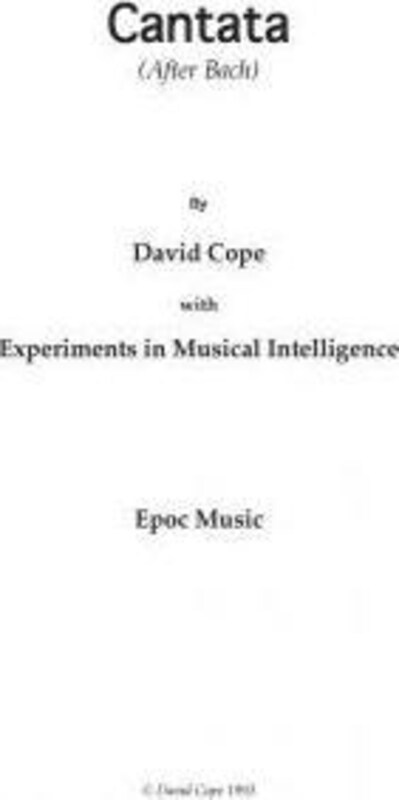 

Cantata: (After Bach), Paperback Book, By: Experiments in Musical Intelligence