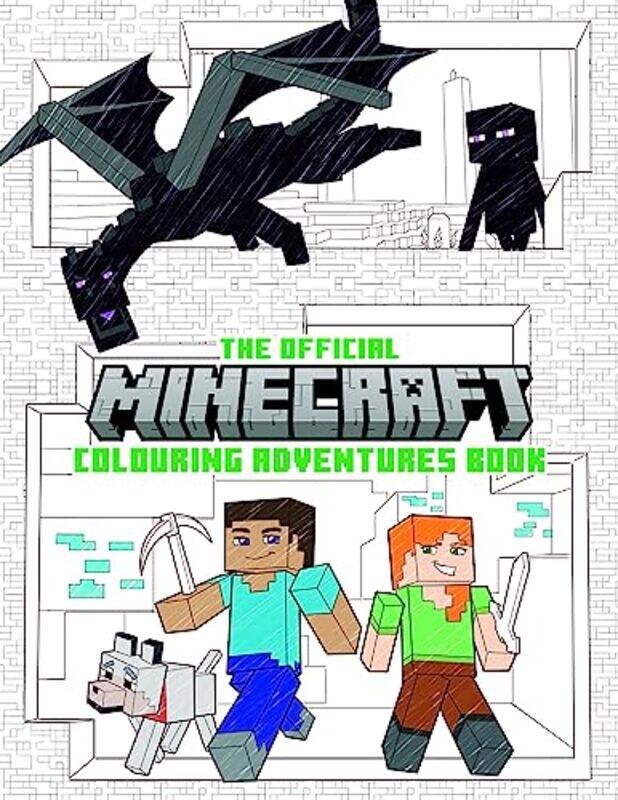 

The Official Minecraft Colouring Adventures Book By Books, Titan -Paperback