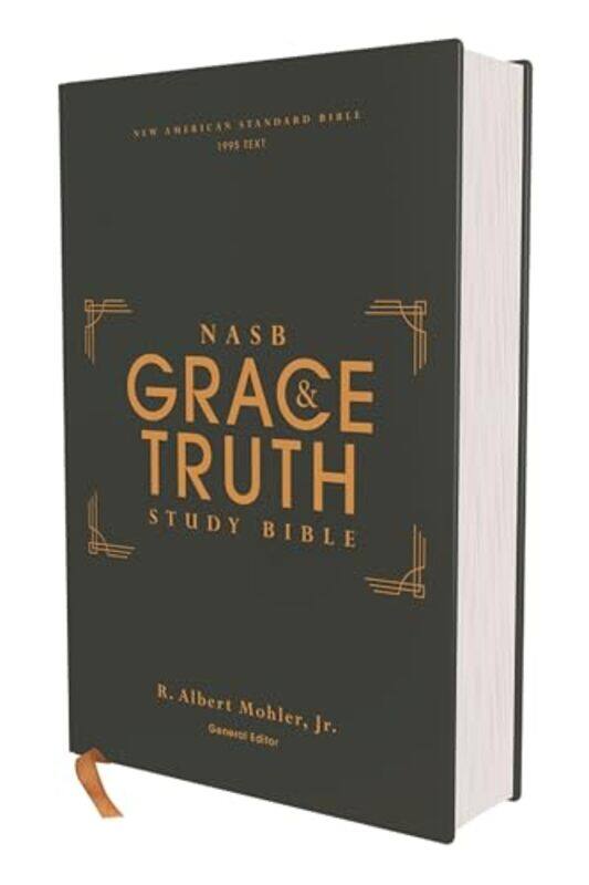 

Nasb The Grace And Truth Study Bible Trustworthy And Practical Insights Hardcover Green Red Letter 1995 Text Comfort Print-Hardcover