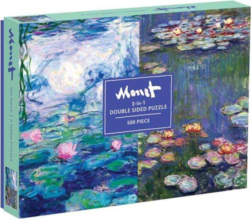 

Monet 500 Pc Double Sided Puzzle By Monet Calude - Hardcover