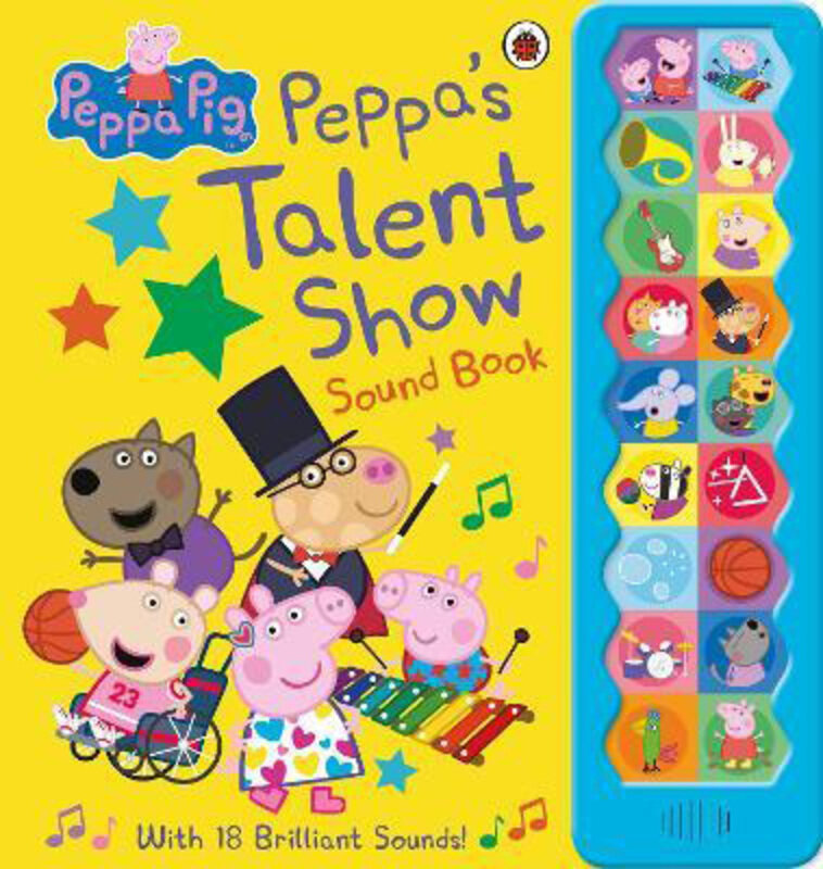 

Peppa Pig: Peppa's Talent Show: Noisy Sound Book, Hardcover Book, By: Peppa Pig