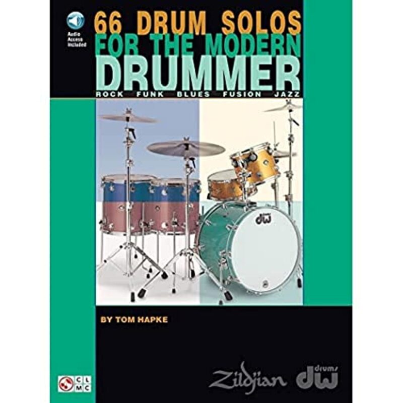 66 Drum Solos For The Modern Drummer by Hapke, Tom Paperback