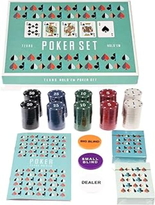 Texas Holdem Poker Set By Rex London -Paperback