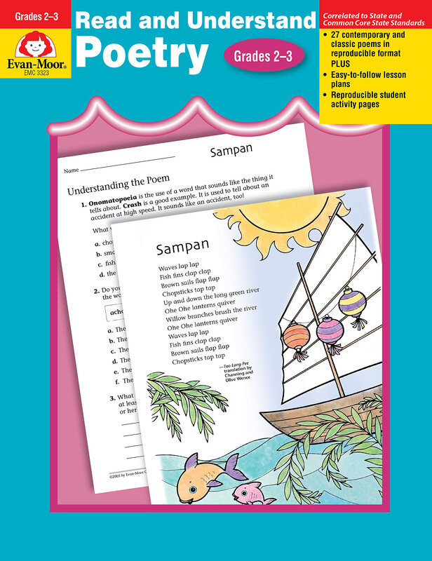 

Read & Understand Poetry Grades 2-3, Paperback Book, By: Evan Moor Educational Publishers