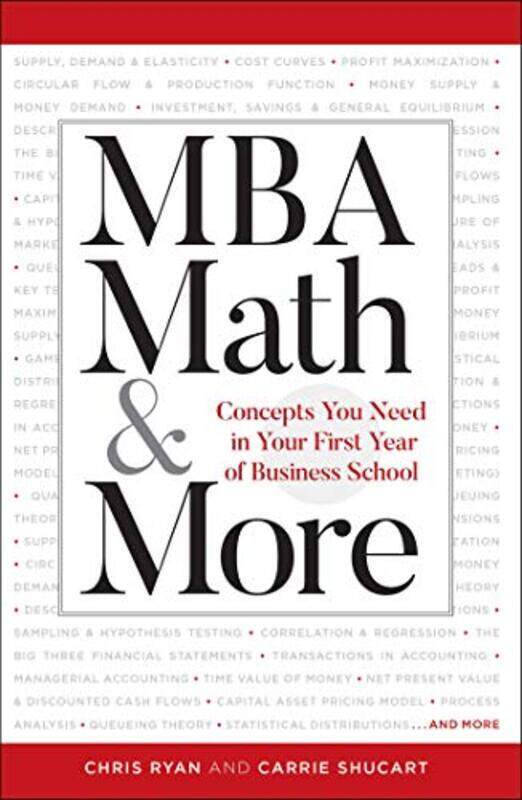 

Mba Math & More By Carrie -Paperback