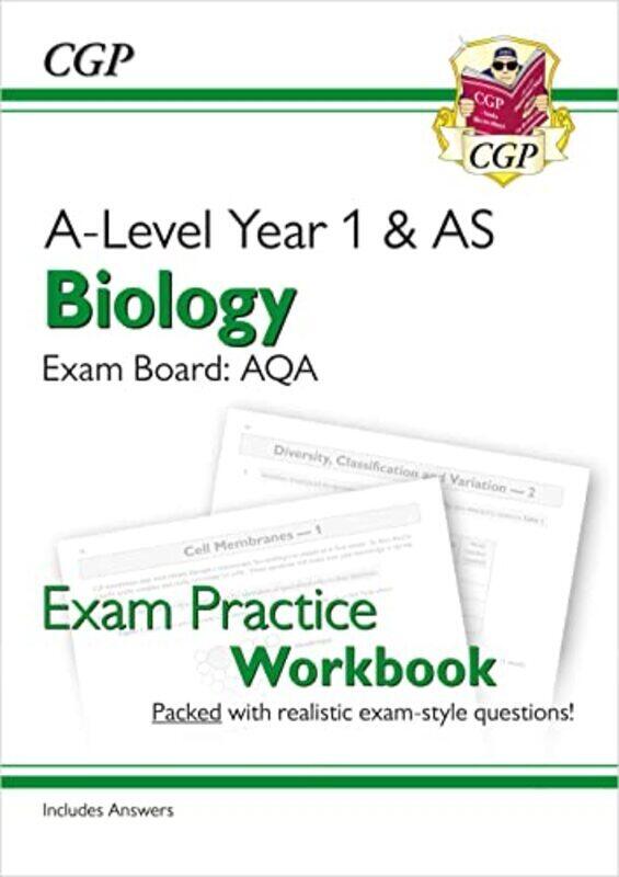 

A-Level Biology: Aqa Year 1 & As Exam Practice Workbook - Includes Answers By Cgp Books - Cgp Books Paperback
