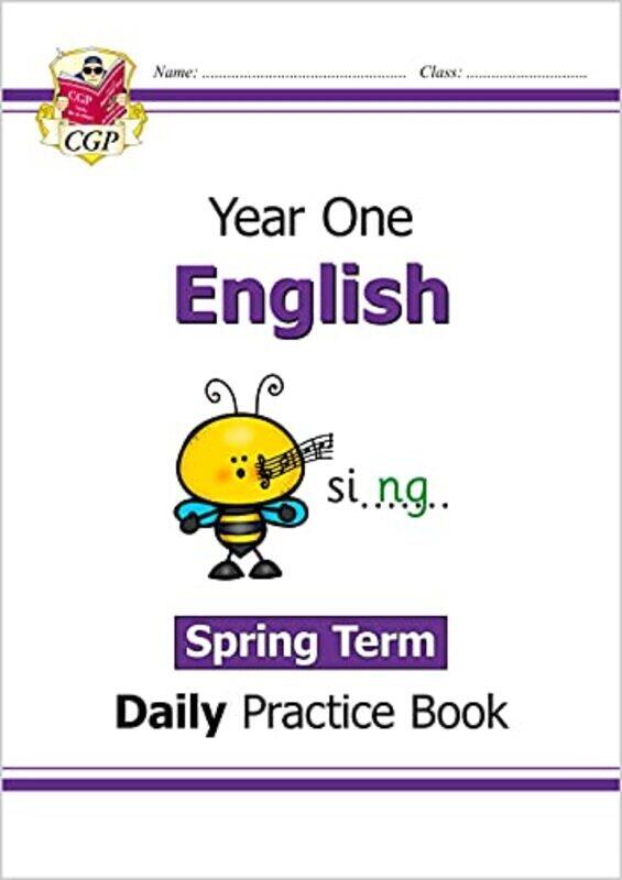 

Ks1 English Year 1 Daily Practice Book: Spring Term By Cgp Books - Cgp Books Paperback