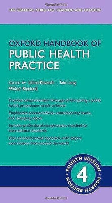 

Oxford Handbook of Public Health Practice 4e , Paperback by Ichiro Kawachi