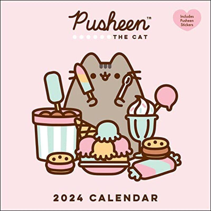 

Pusheen 2024 Wall Calendar by Belton, Claire Paperback