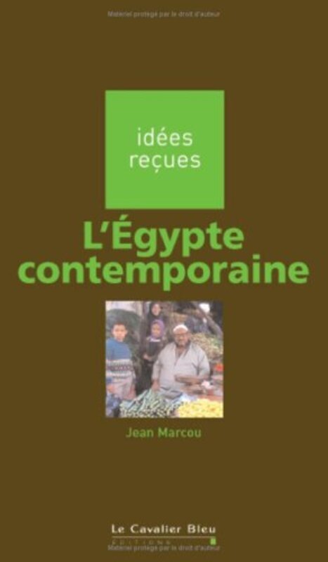 

L'Egypte contemporaine,Paperback,By:Jean Marcou