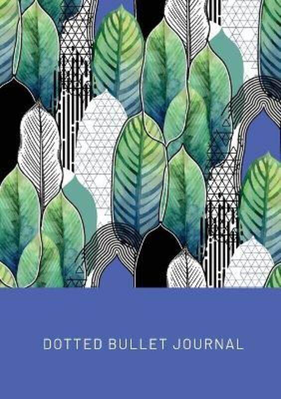 

Geometric Leaves - Dotted Bullet Journal.paperback,By :Blank Classic