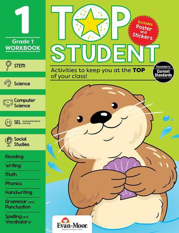 

Top Student, Grade 1, Paperback Book, By: Evan-Moor Educational Publishers