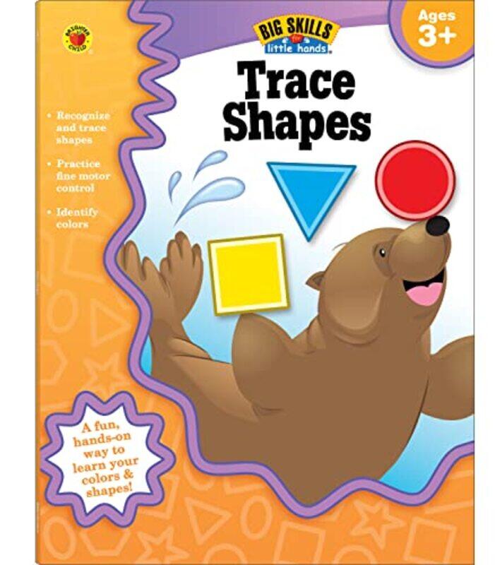 

Trace Shapes, Ages 3 - 5 , Paperback by Brighter Child - Carson Dellosa Education