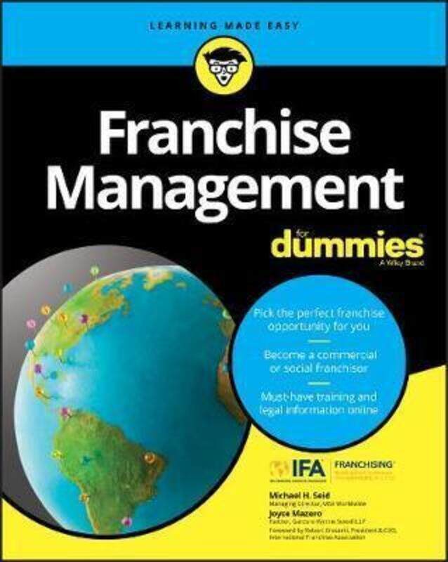 

Franchise Management For Dummies.paperback,By :Seid, Michael H. - Mazero, Joyce