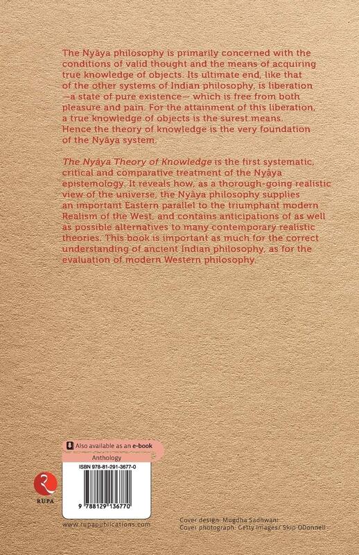The Nyaya Theory of Knowledge, Paperback Book, By: Satischandra Chatterjee