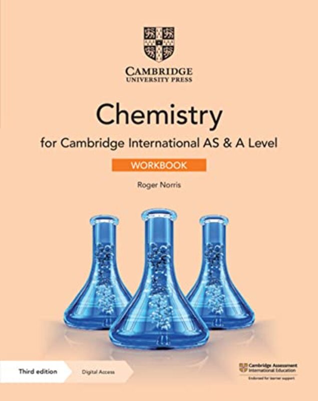Cambridge International AS & A Level Chemistry Workbook with Digital Access (2 Years),Paperback by Roger Norris