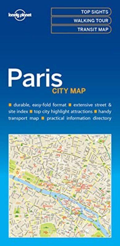 

Lonely Planet Paris City Map,Paperback by Lonely Planet