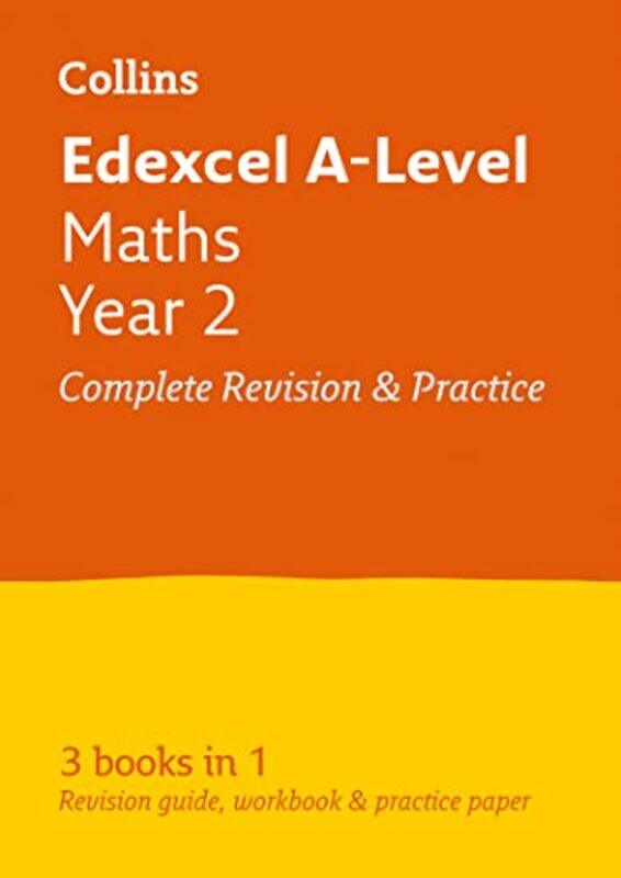 

Edexcel Maths A level Year 2 AllinOne Complete Revision and Practice by Collins A-level-Paperback