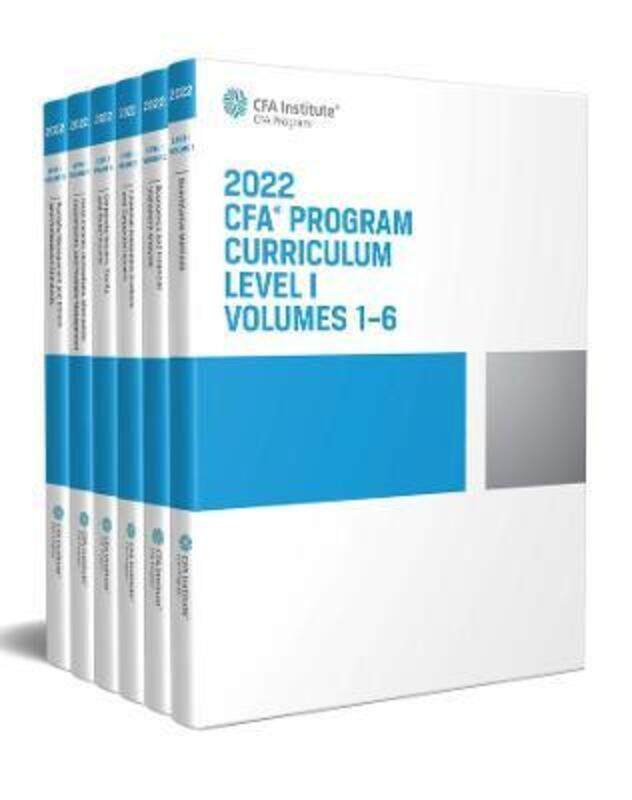 

2022 CFA Program Curriculum Level I Box Set