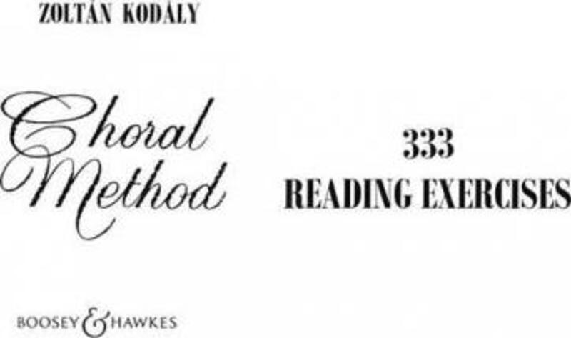 333 Reading Exercises, Paperback Book, By: Zoltan Kodaly