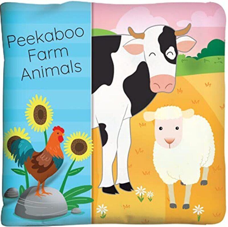 

Peekaboo Farm Animals: Cloth Book with a Crinkly Cover! Paperback by Sechao, Annie