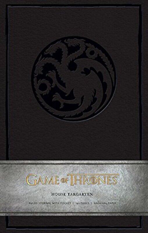 

Game Of Thrones: House Targaryen Hardcover Ruled Journal , Hardcover by Hbo