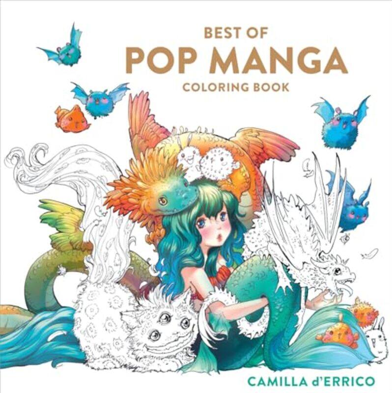 

Best of Pop Manga Coloring Book by Camilla DErrico-Paperback