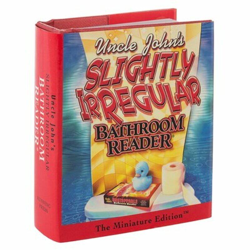 

Uncle John's Slightly Irregular Bathroom Reader: The Minature Edition, Hardcover Book, By: Bathroom Reader's Bathroom Reader's Institute