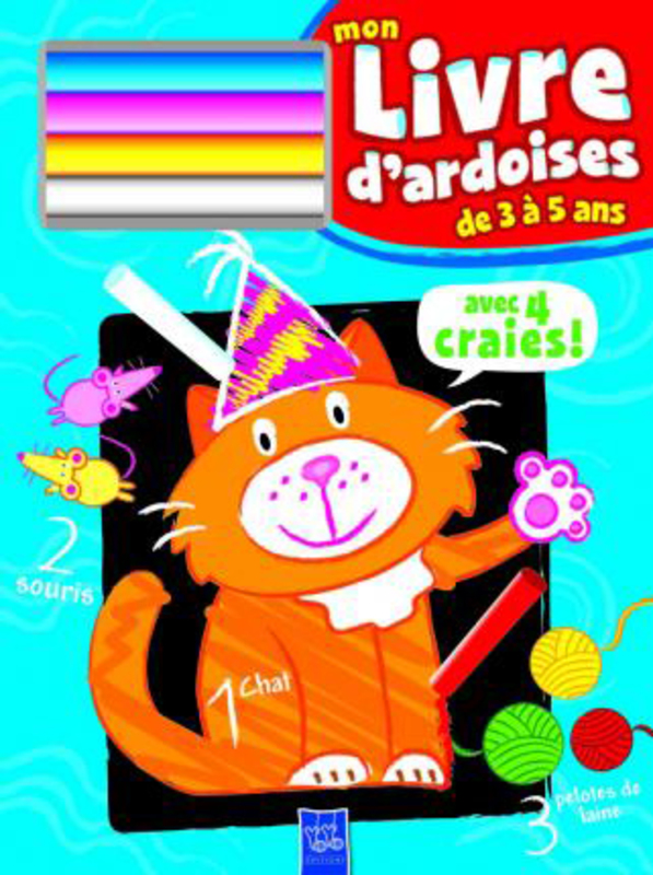 Chat 3 A 5 ans (Mon livre d'ardoise), Hardcover Book, By: Yoyo