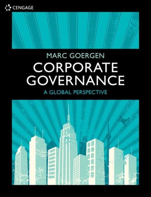 

Corporate Governance by Marc Cardiff Business School Goergen-Paperback