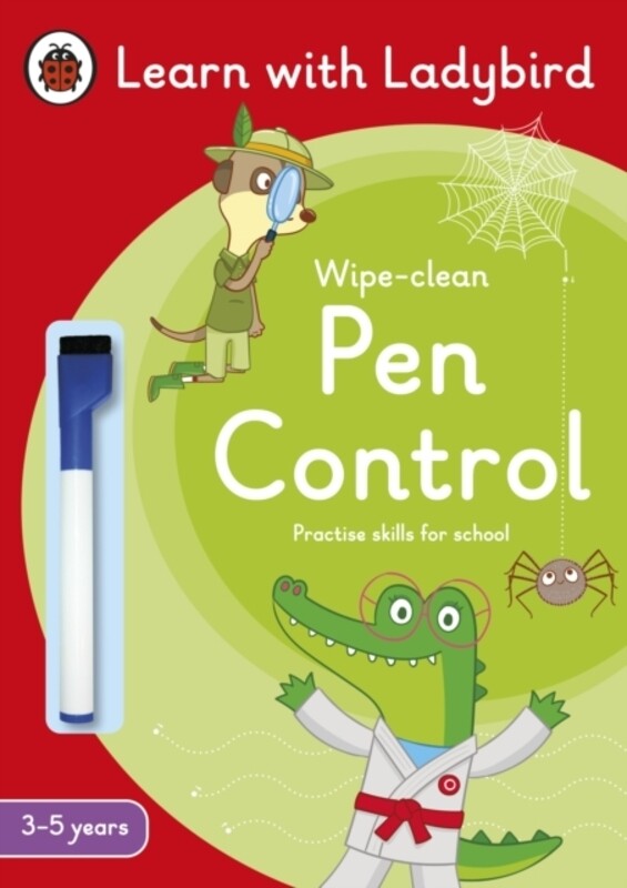 

Pen Control: A Learn with Ladybird Wipe-Clean Activity Book 3-5 years: Ideal for home learning (EYF, Paperback Book, By: Ladybird