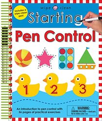 Wipe Clean Starting Pen Control Includes A Wipeclean Pen by Priddy, Roger-Paperback