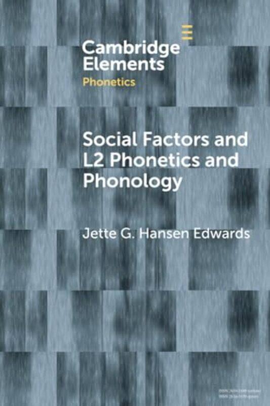 

Social Factors And L2 Phonetics And Phonology by Jette G (The Chinese University of Hong Kong) Hansen Edwards-Paperback