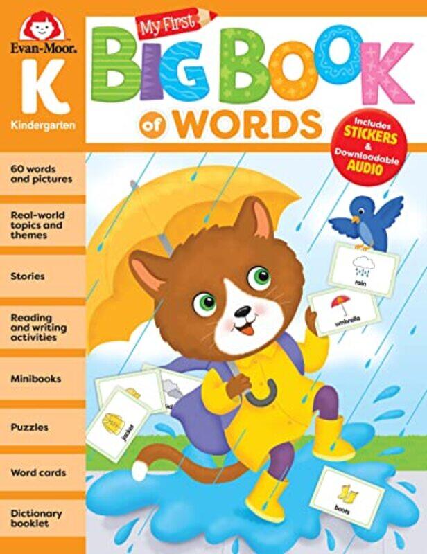 

My First Big Book of Words, Grade K , Paperback by Evan-Moor Corporation