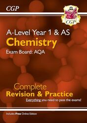 A-Level Chemistry: Aqa Year 1 & As Complete Revision & Practice With Online Edition By Cgp Books - Cgp Books Paperback