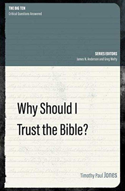 

Why Should I Trust the Bible-Paperback