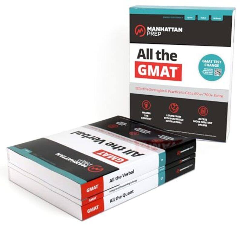 

All The Gmat Content Review + 6 Online Practice Tests by Manhattan Prep Paperback