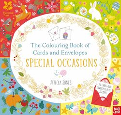 National Trust The Colouring Book of Cards and Envelopes Special Occasions by Nosy Crow Ltd-Paperback